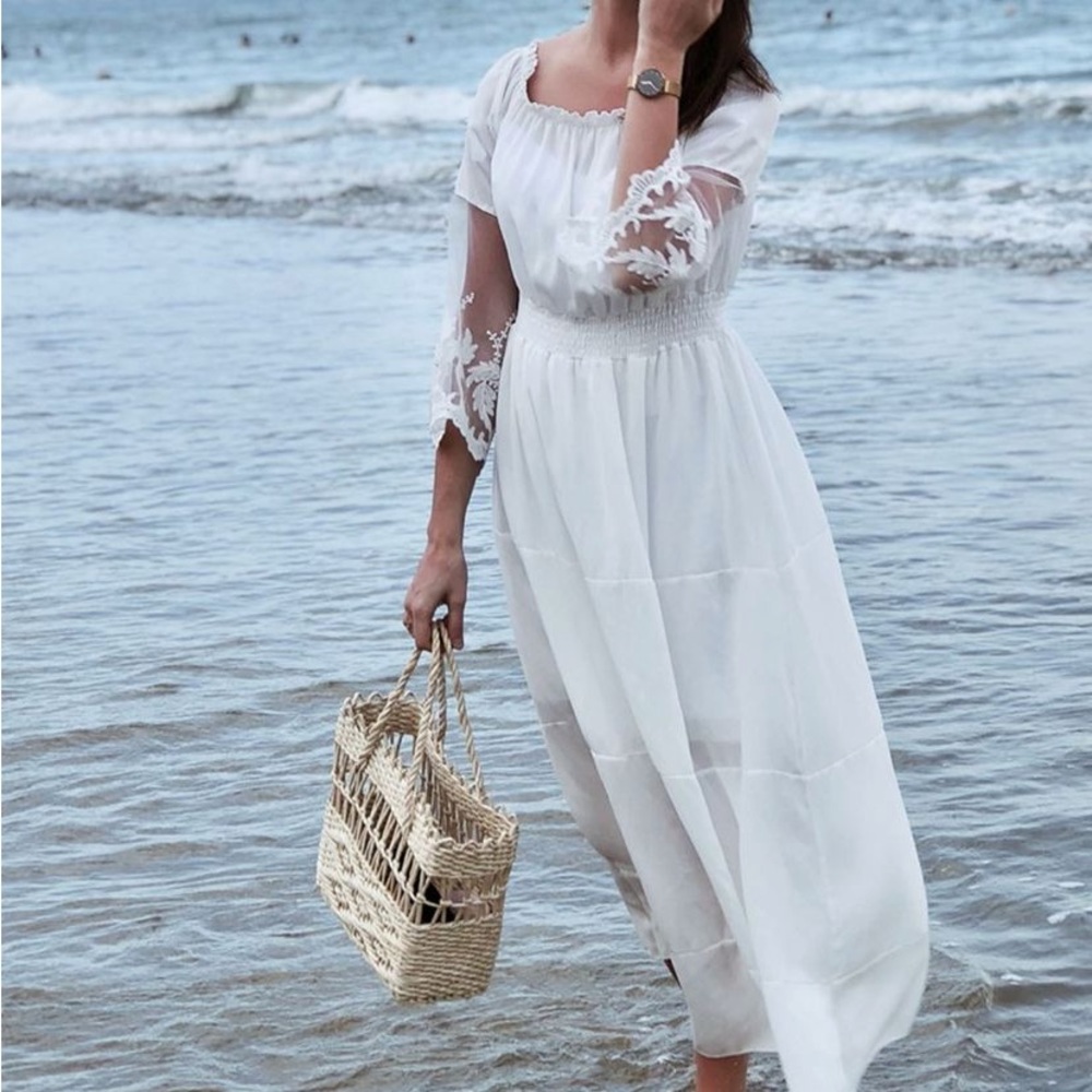 Cute White Dress For Summer